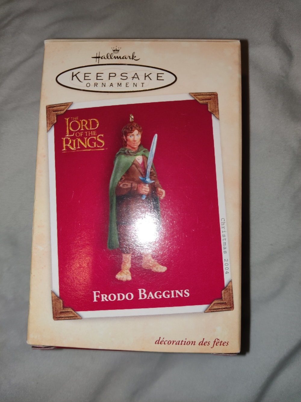 Hallmark 2004 Keepsake Ornament Lord Of The Rings Frodo Baggins